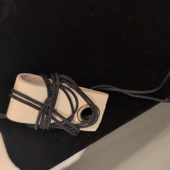 Anthropology Silver Heart Pendant Necklace - Picture 3 of 3